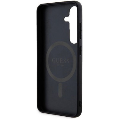 Guess 4G Colored Ring Magsafe Back Cover Black (Galaxy Z Flip 7)